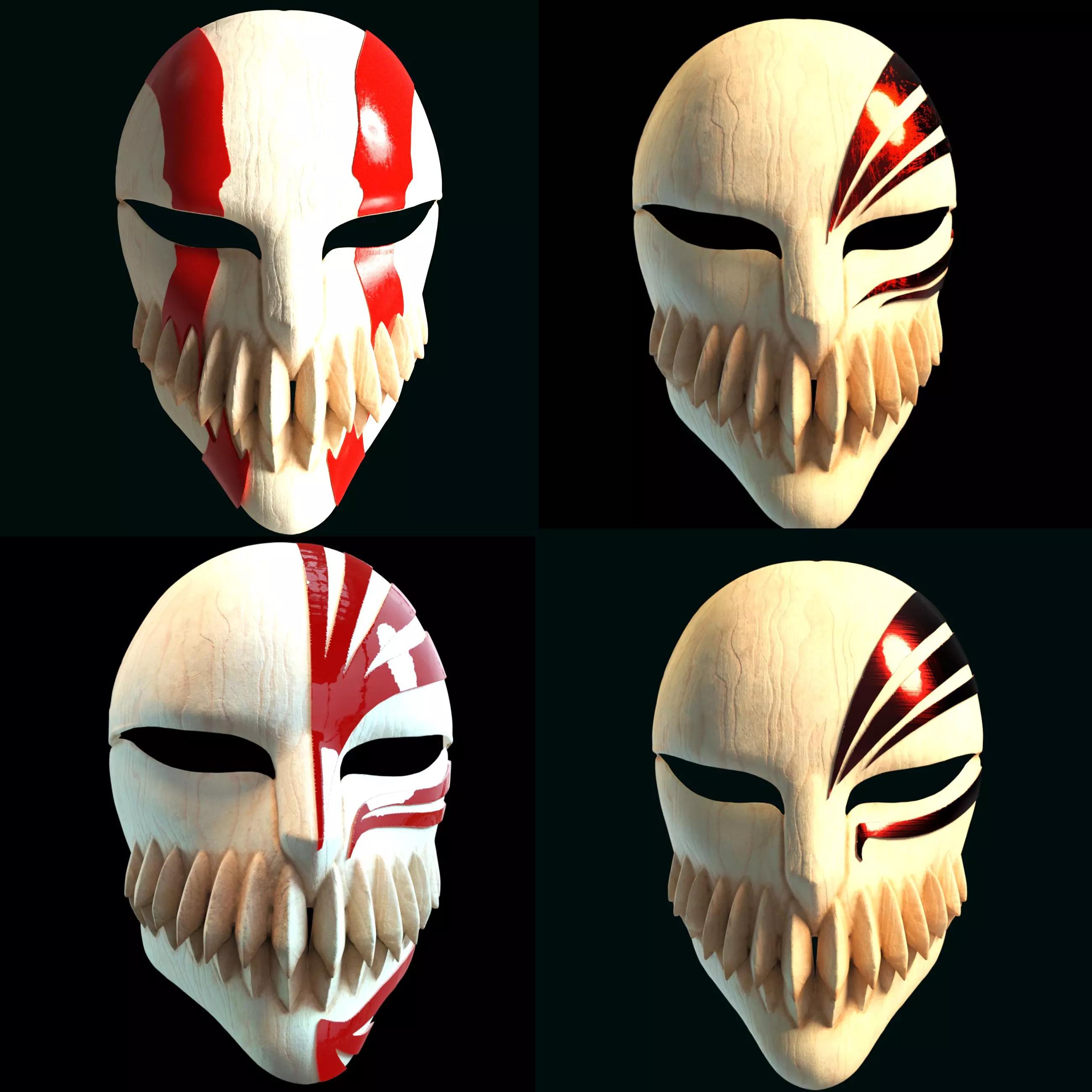 ichigo mask pack 3D print model_0
