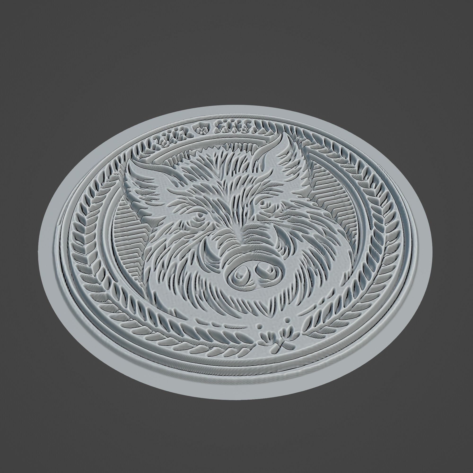 Wild Boar Animal 3D print model_2