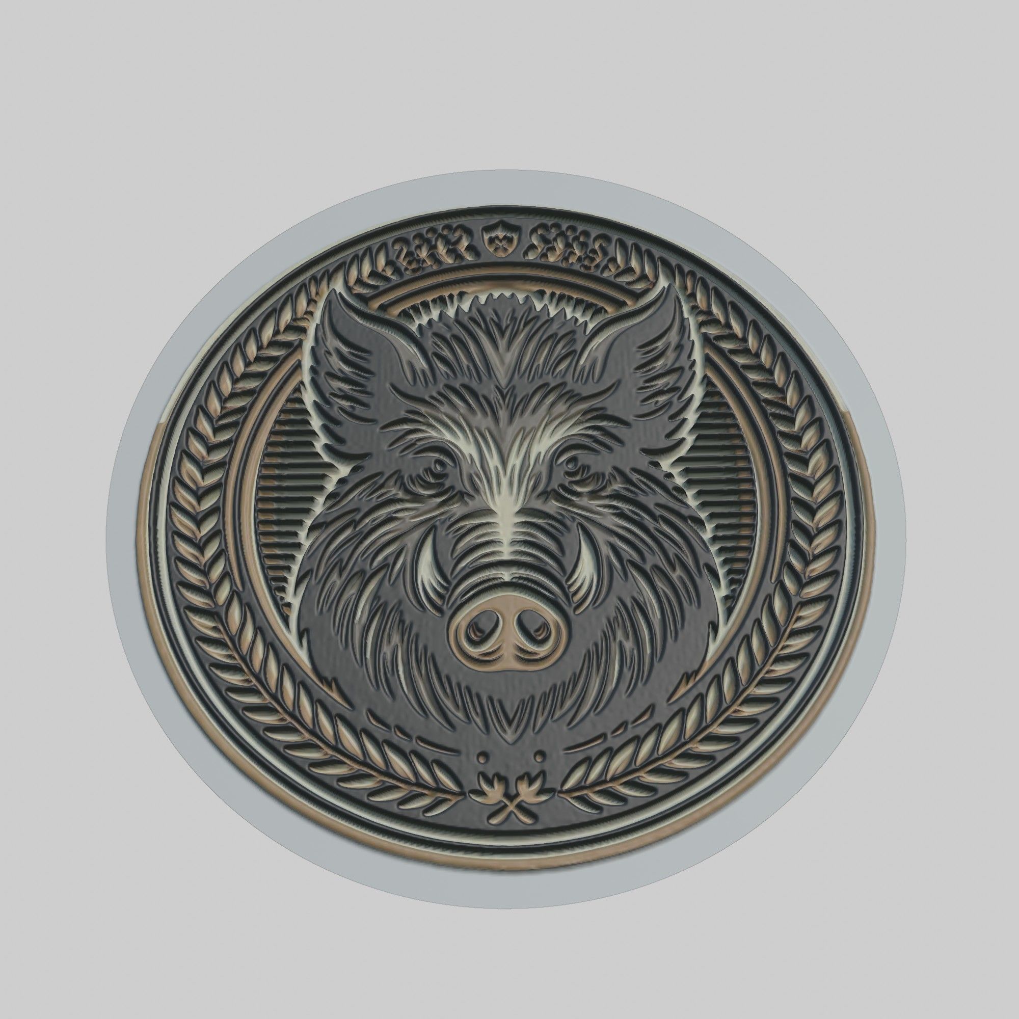 Wild Boar Animal 3D print model_1