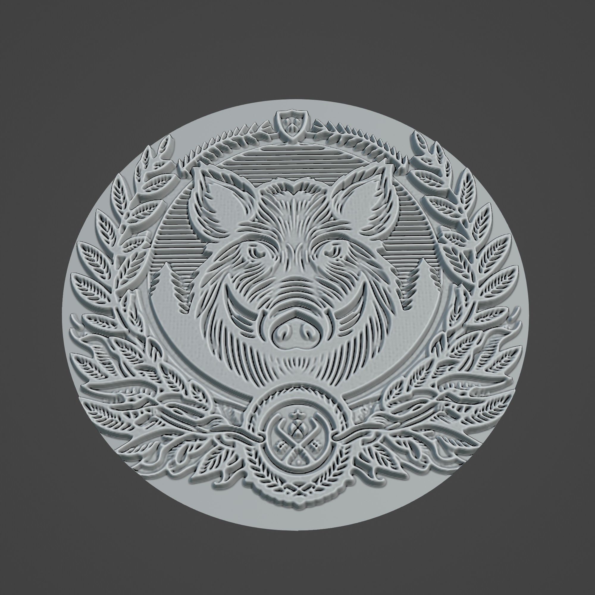 Wild Boar Animal 3D print model_3
