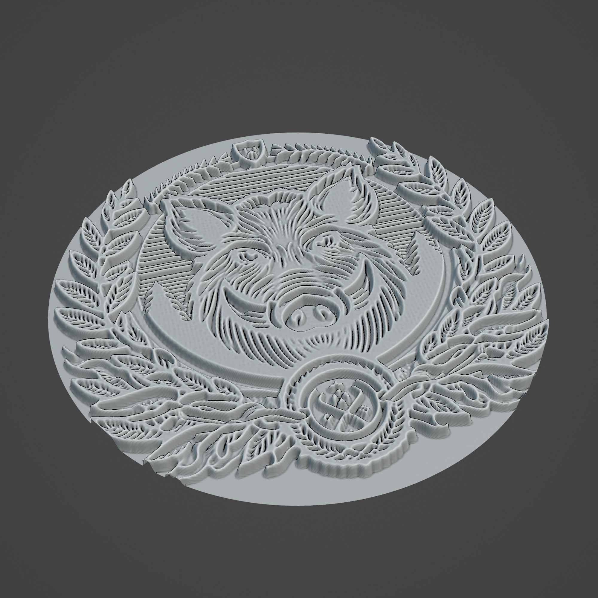 Wild Boar Animal 3D print model_2
