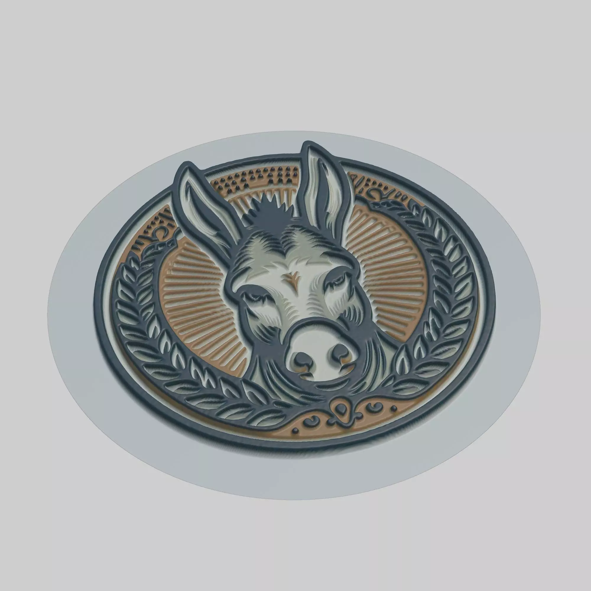 Donkey Animal 3D print model_0