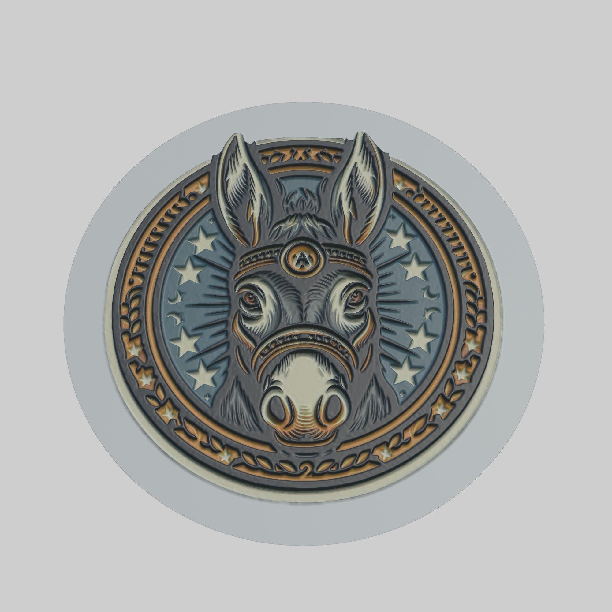 Mule Animal 3D print model_1