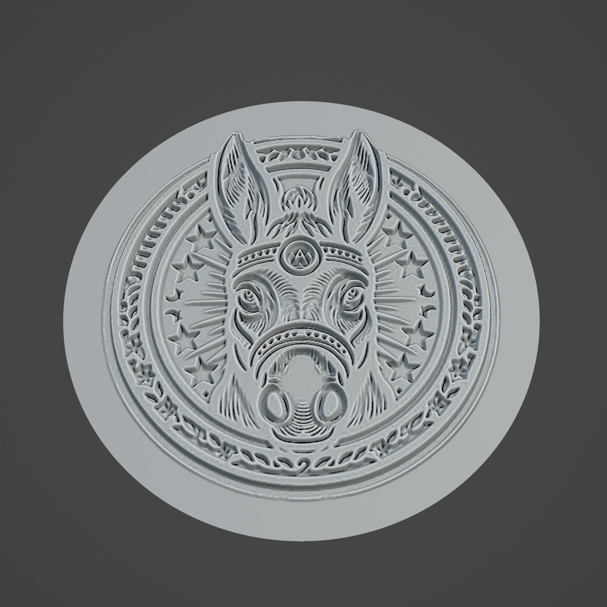 Mule Animal 3D print model_3