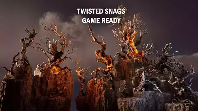 Twisted snags