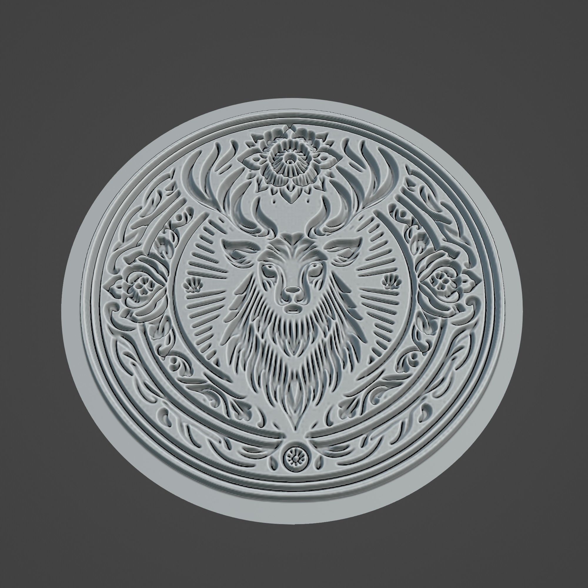 Roe Deer Animal 3D print model_3