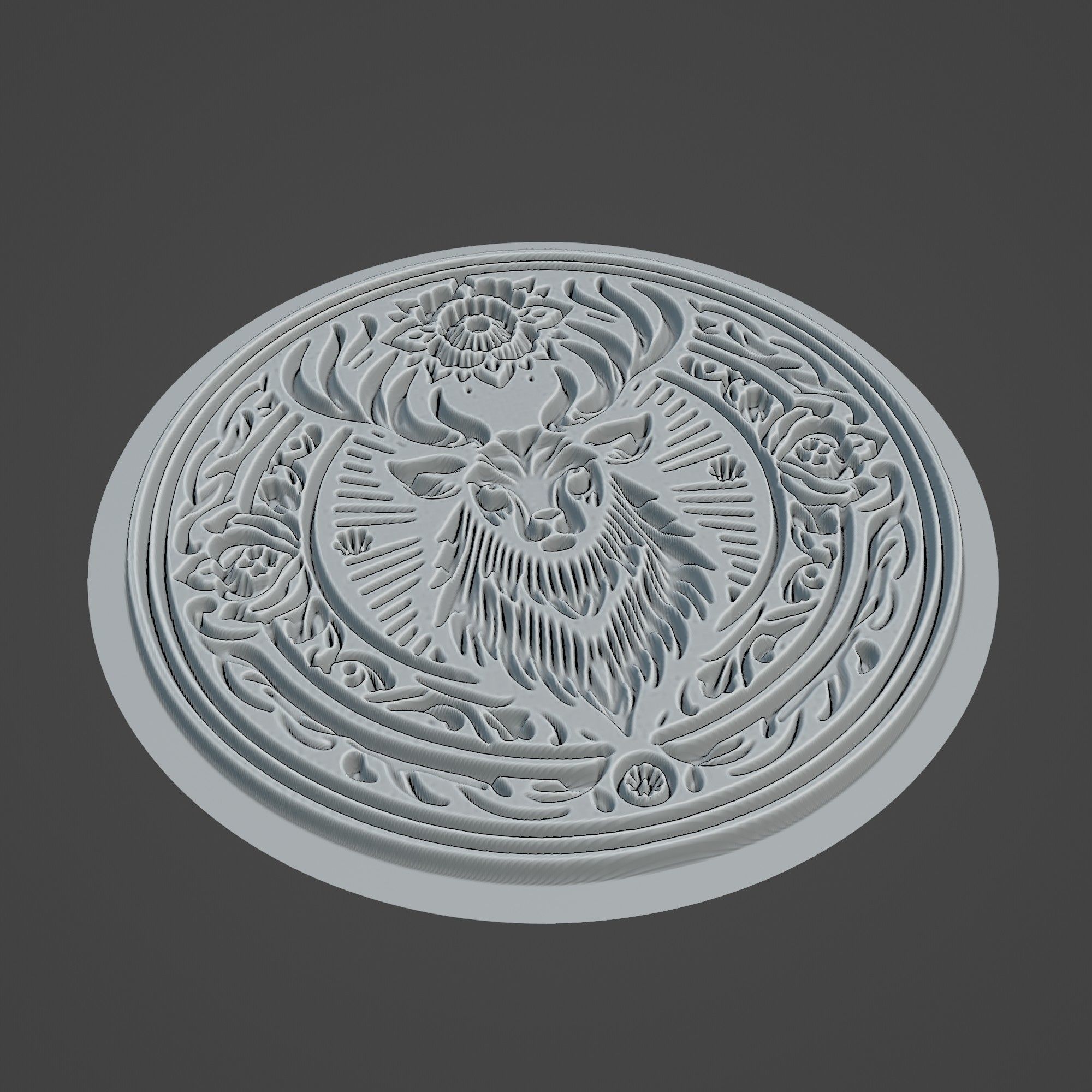 Roe Deer Animal 3D print model_2