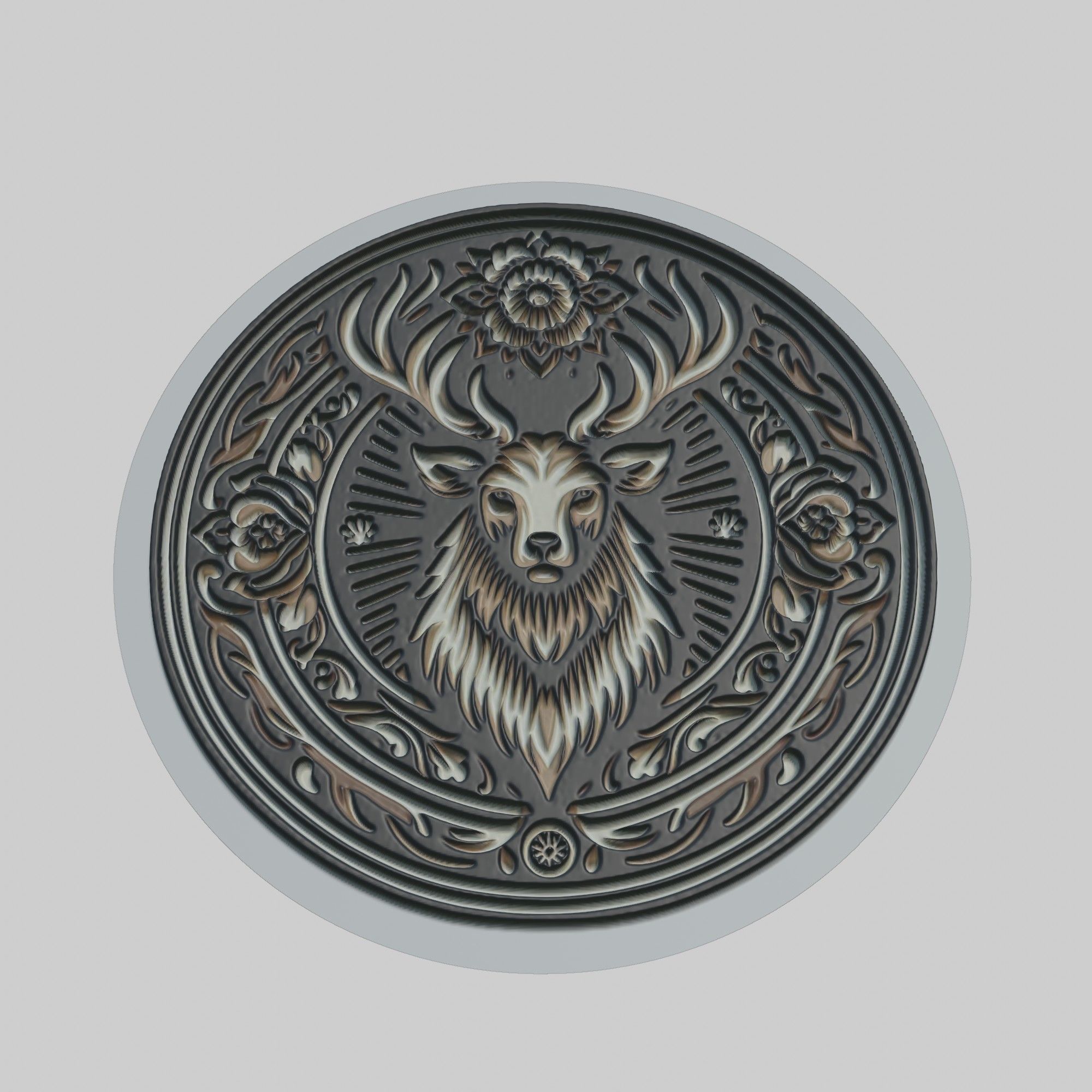 Roe Deer Animal 3D print model_1