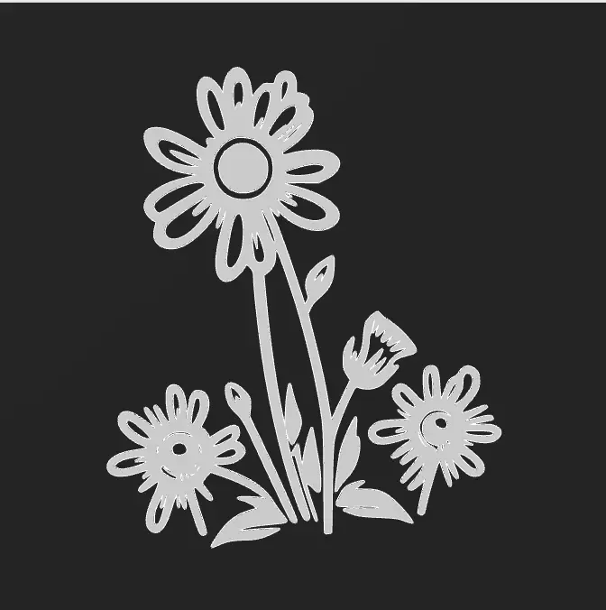 Modern 2D Wall Art Exclusive 2D Decor Collection 3D print model_0