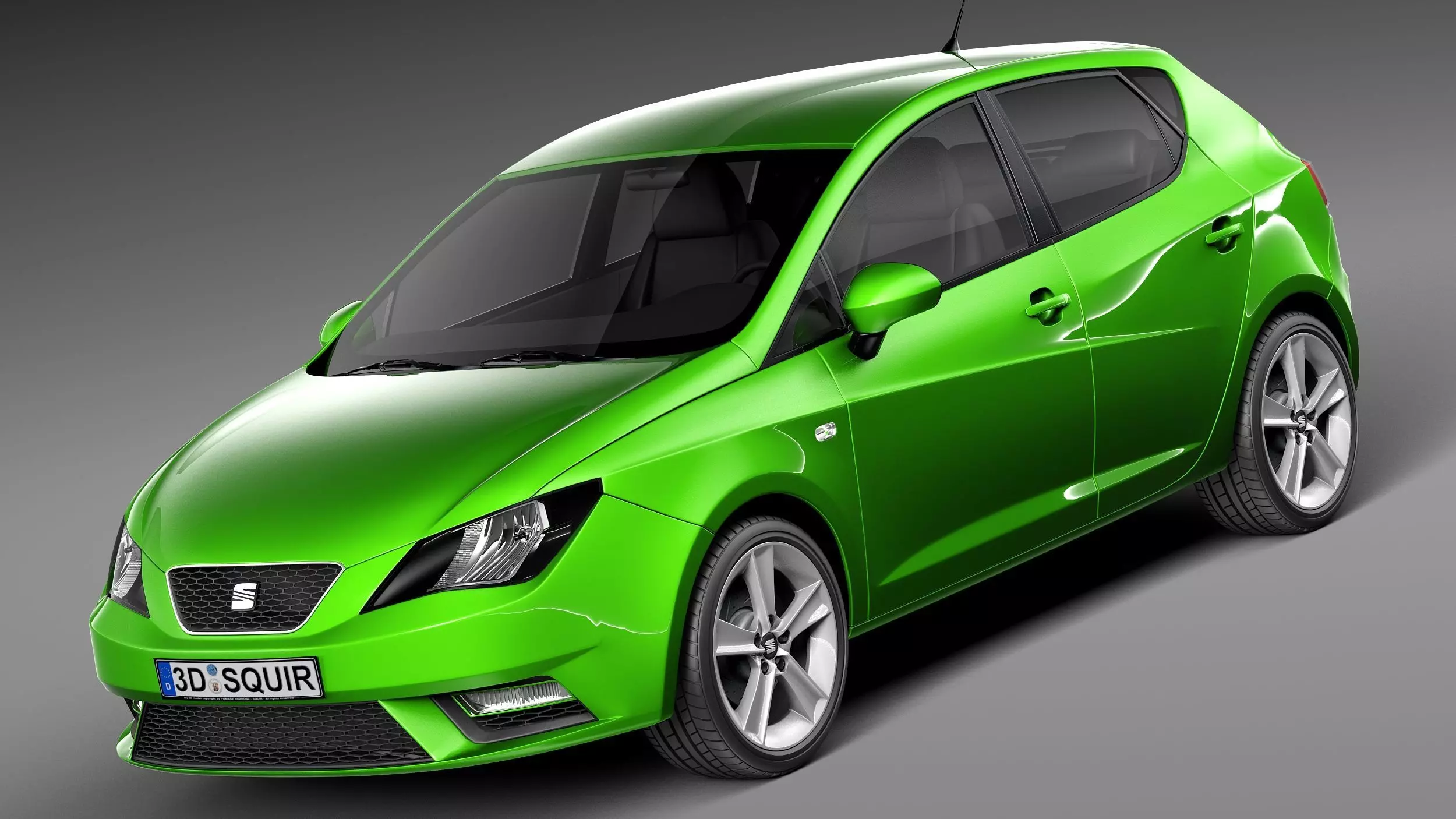 Seat Ibiza 5-door 2013 3D model_0