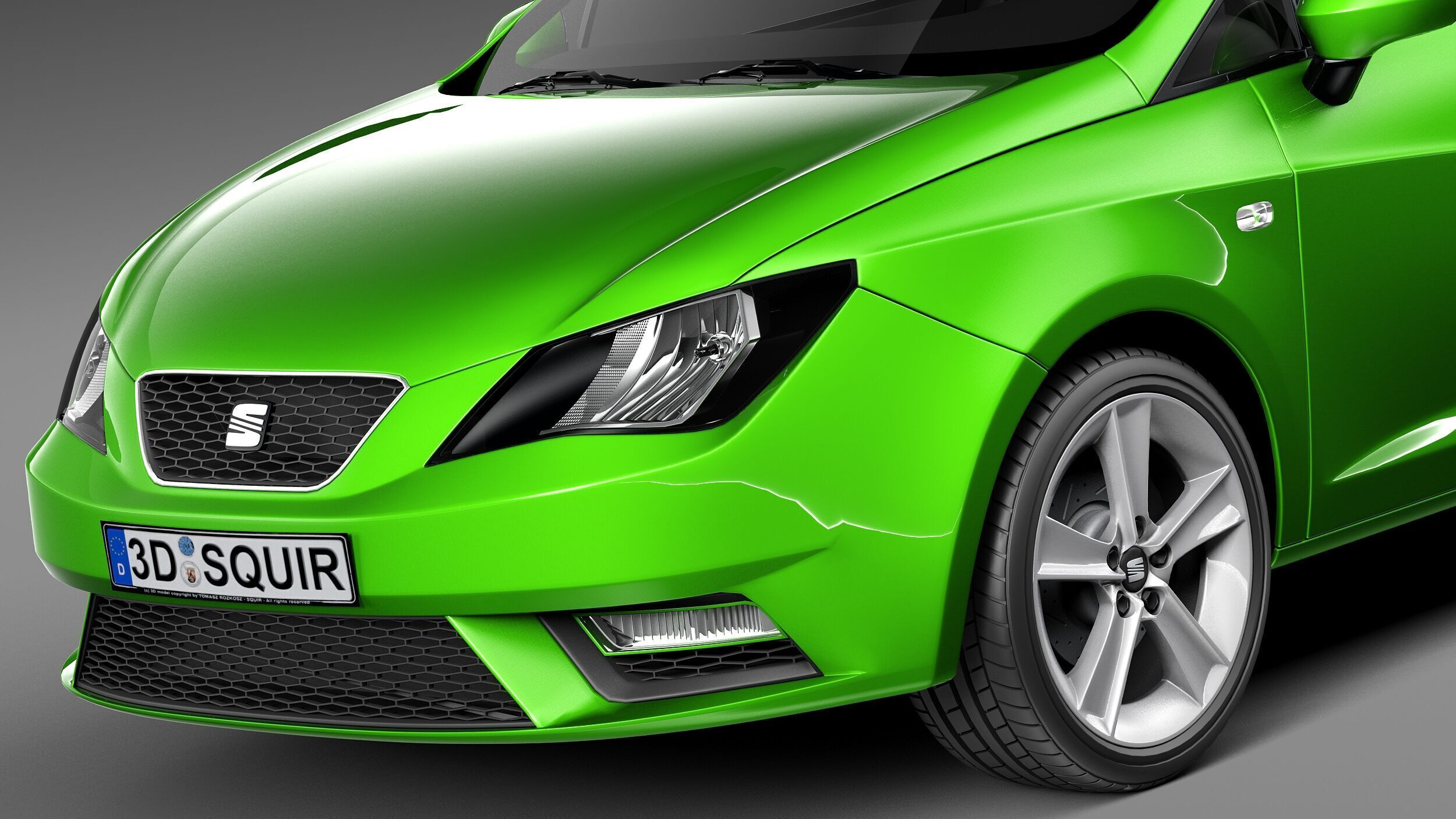 Seat Ibiza 5-door 2013 3D model_2