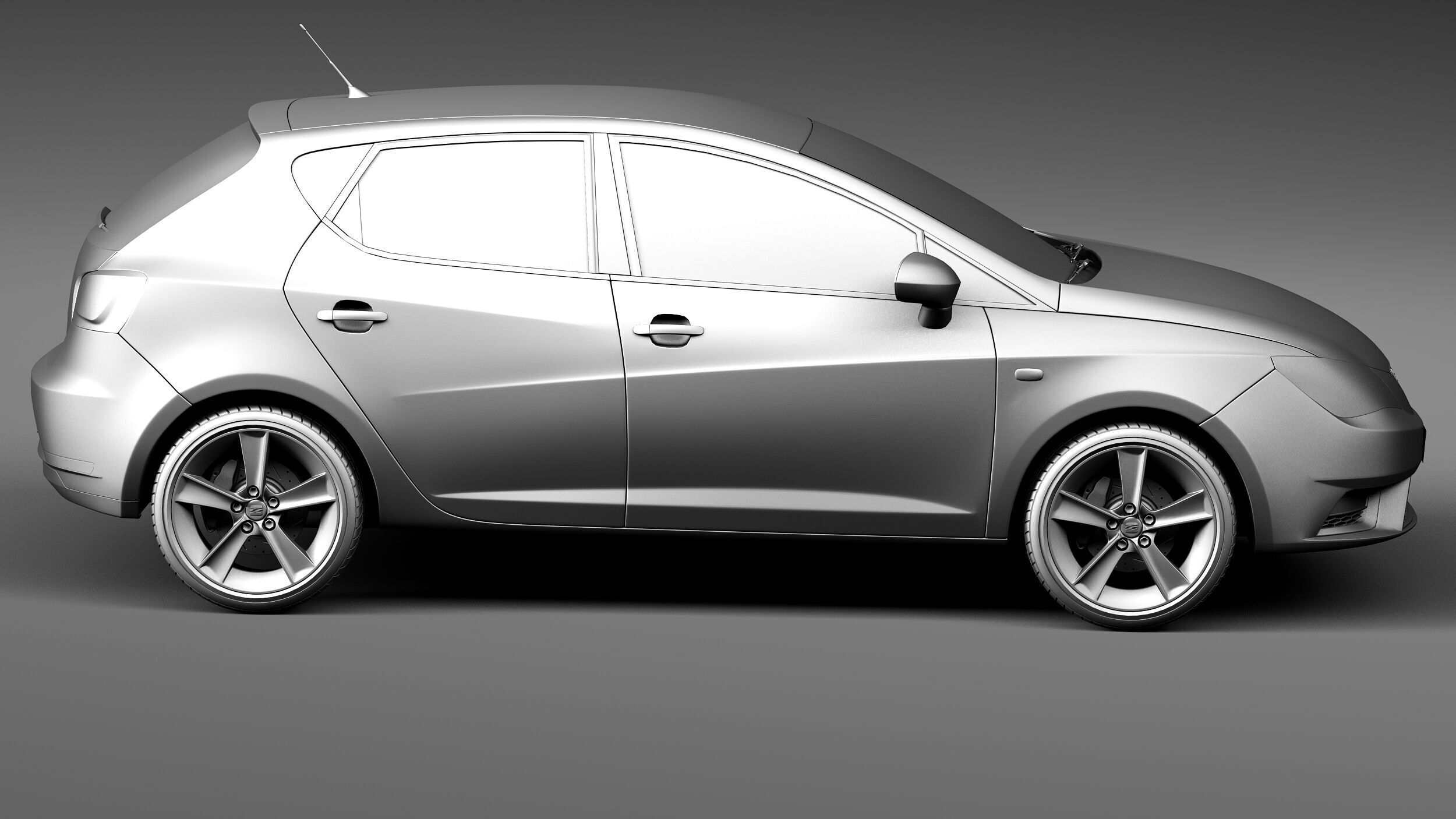 Seat Ibiza 5-door 2013 3D model_14