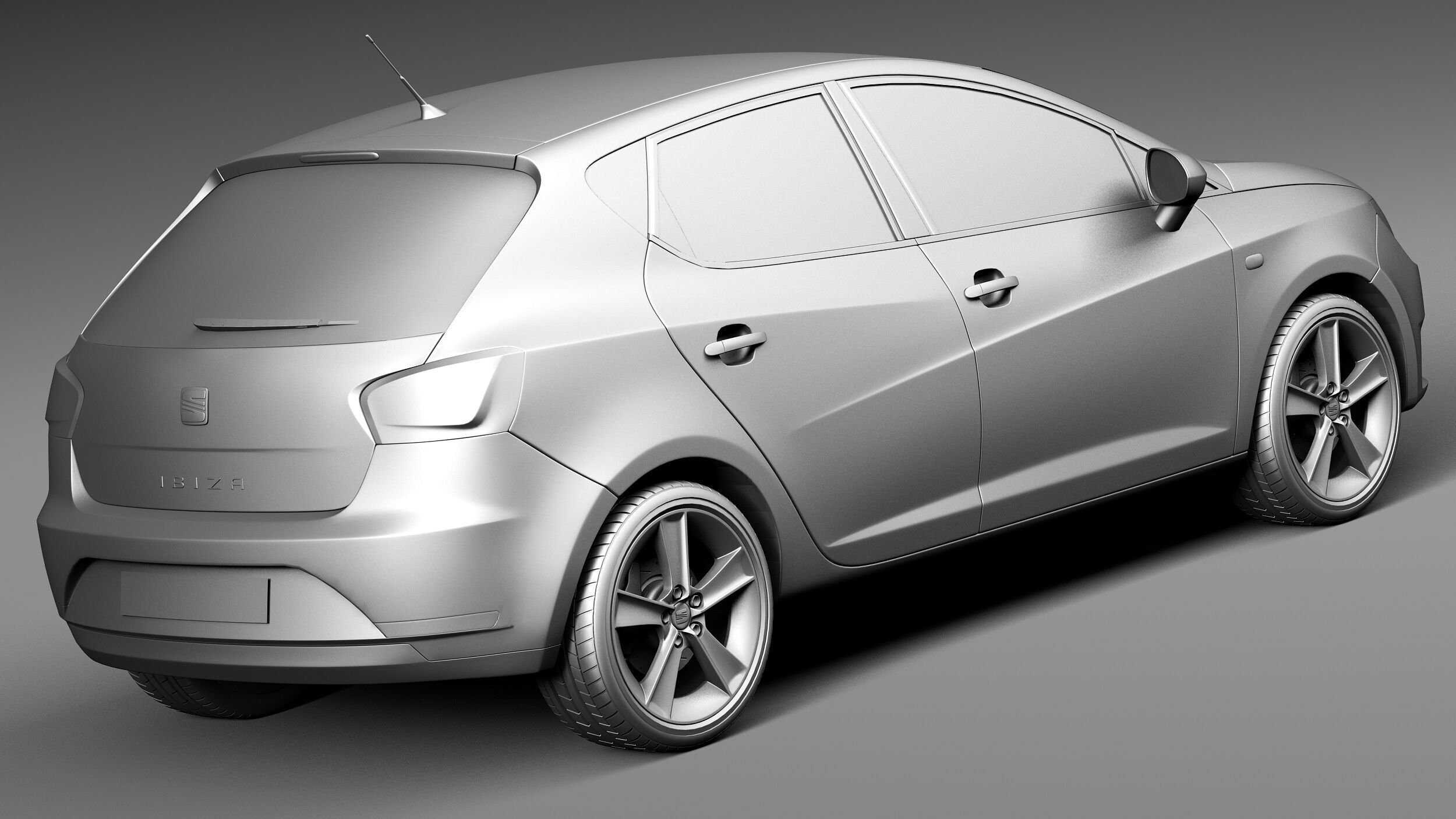 Seat Ibiza 5-door 2013 3D model_12