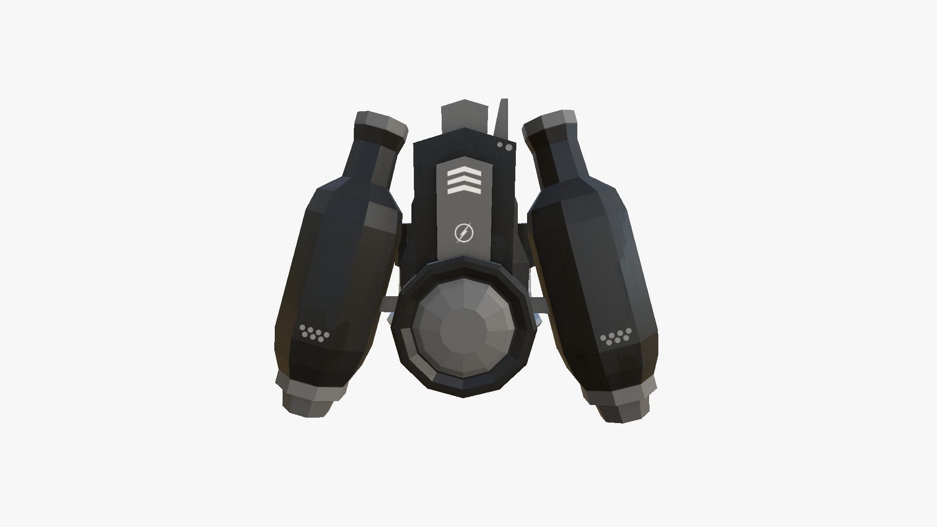 05 Jetpack Low Poly H Collection - SciFi Character Design _29