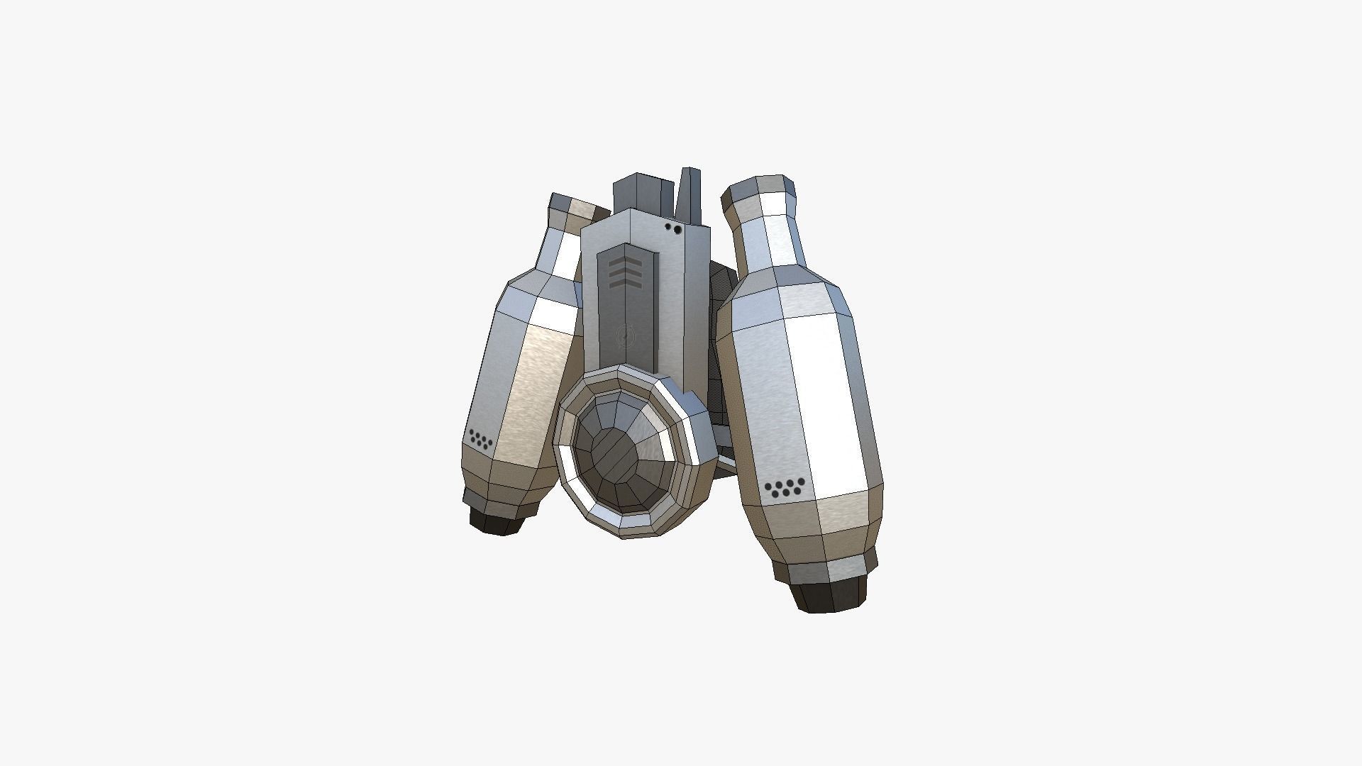 05 Jetpack Low Poly H Collection - SciFi Character Design _23