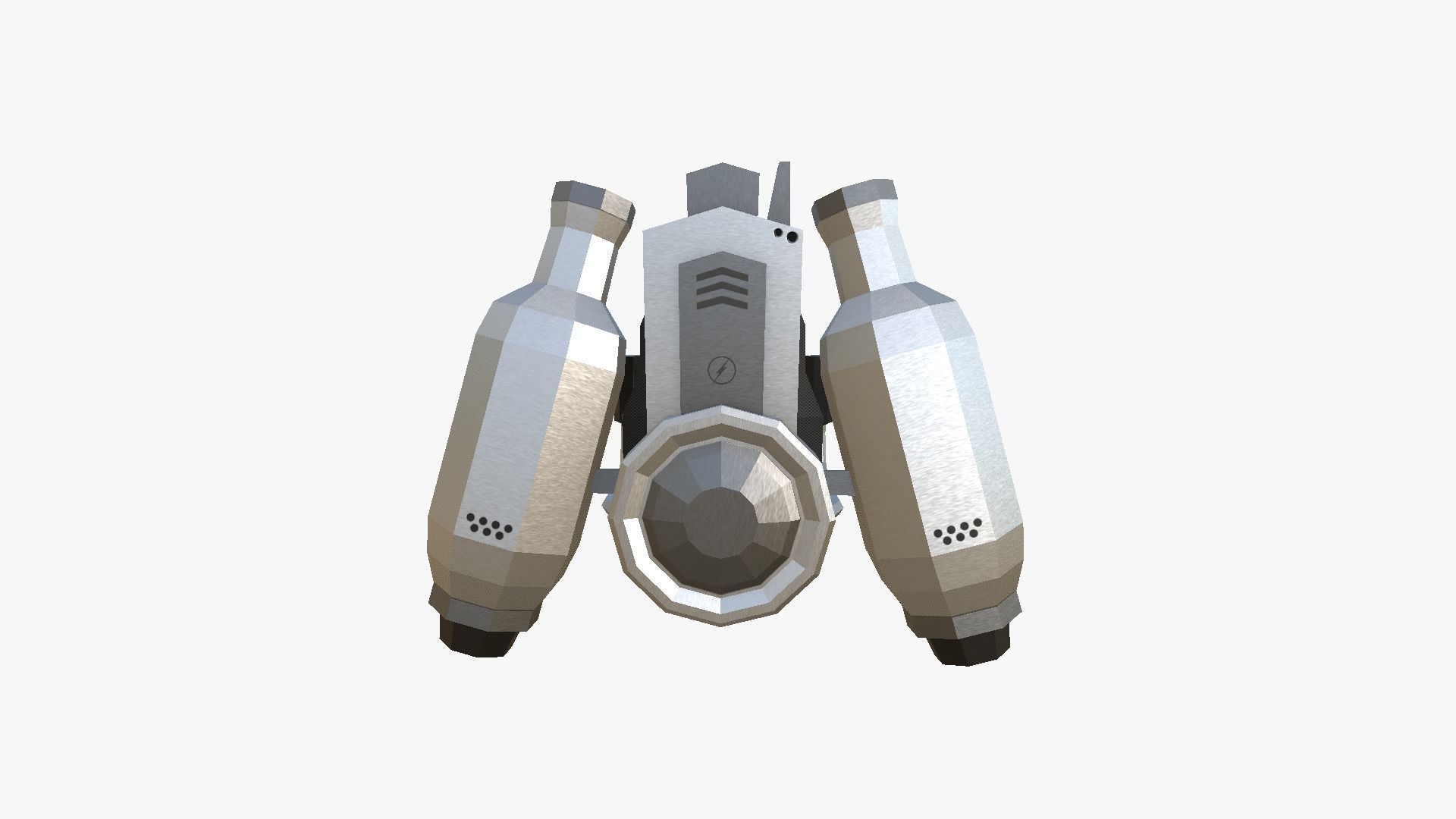05 Jetpack Low Poly H Collection - SciFi Character Design _33
