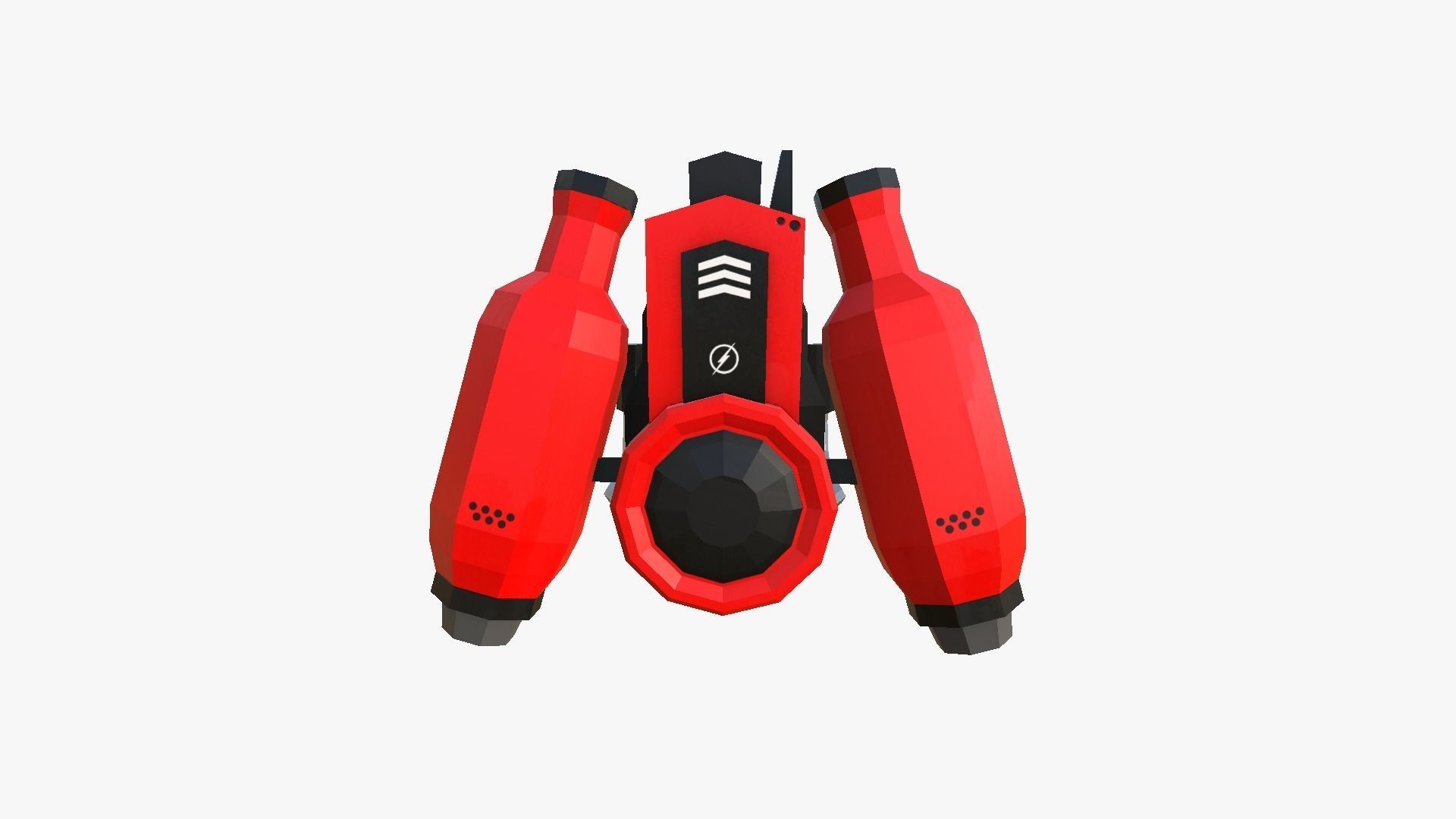 05 Jetpack Low Poly H Collection - SciFi Character Design _30