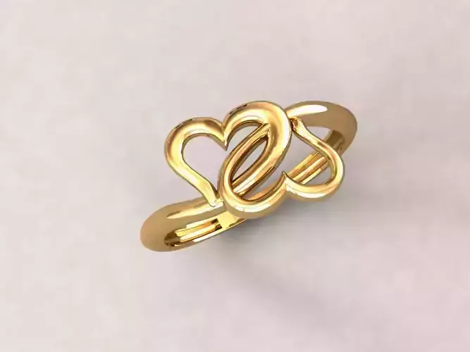 Heart ring 6