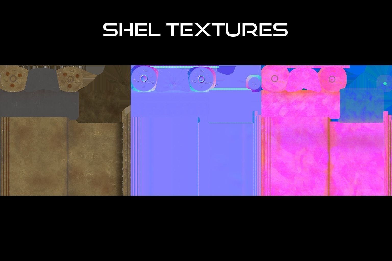 37mm WW1 Shell Box Low-poly 3D model_28