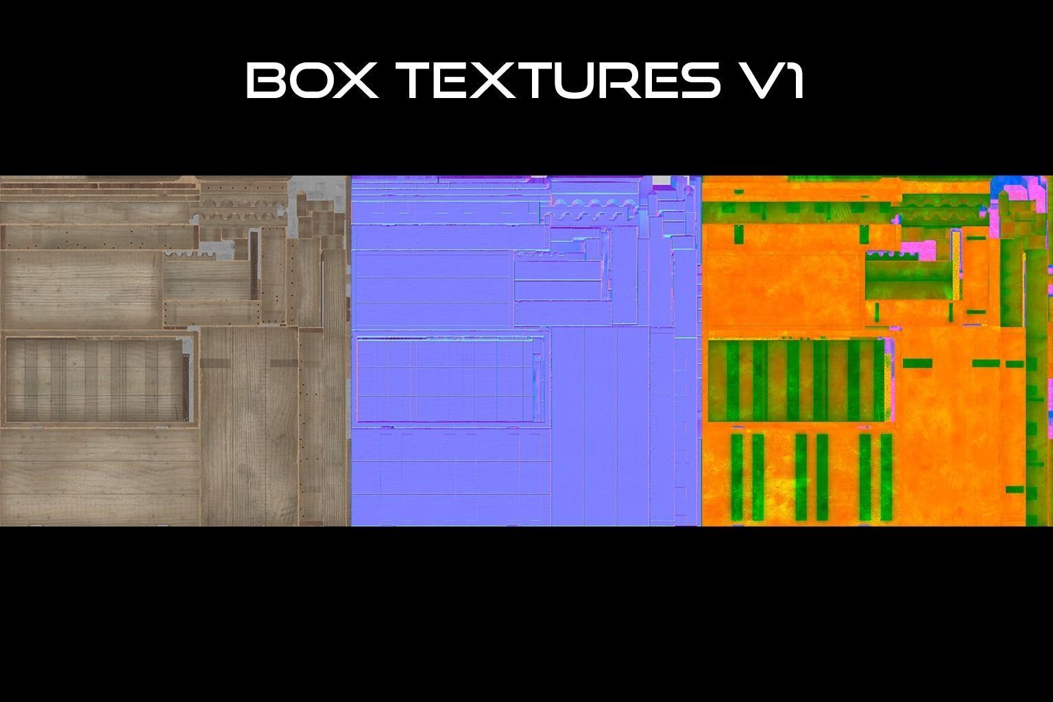 37mm WW1 Shell Box Low-poly 3D model_26