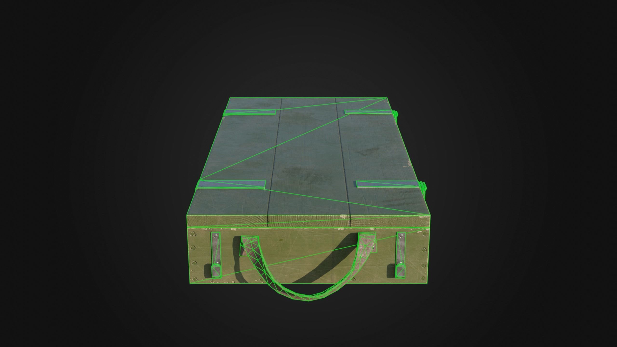 37mm WW1 Shell Box Low-poly 3D model_21