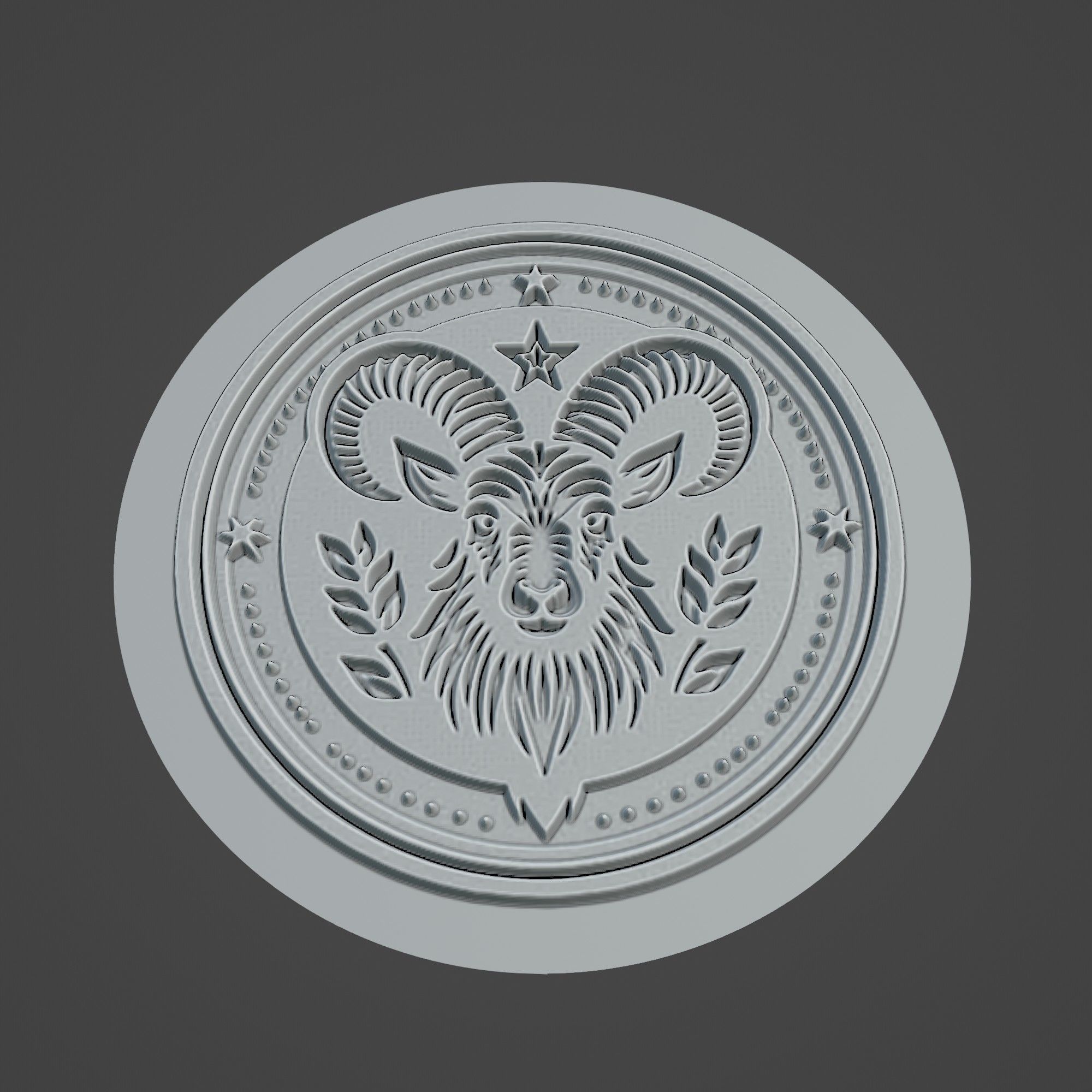 Mountain Goat Animal 3D print model_3