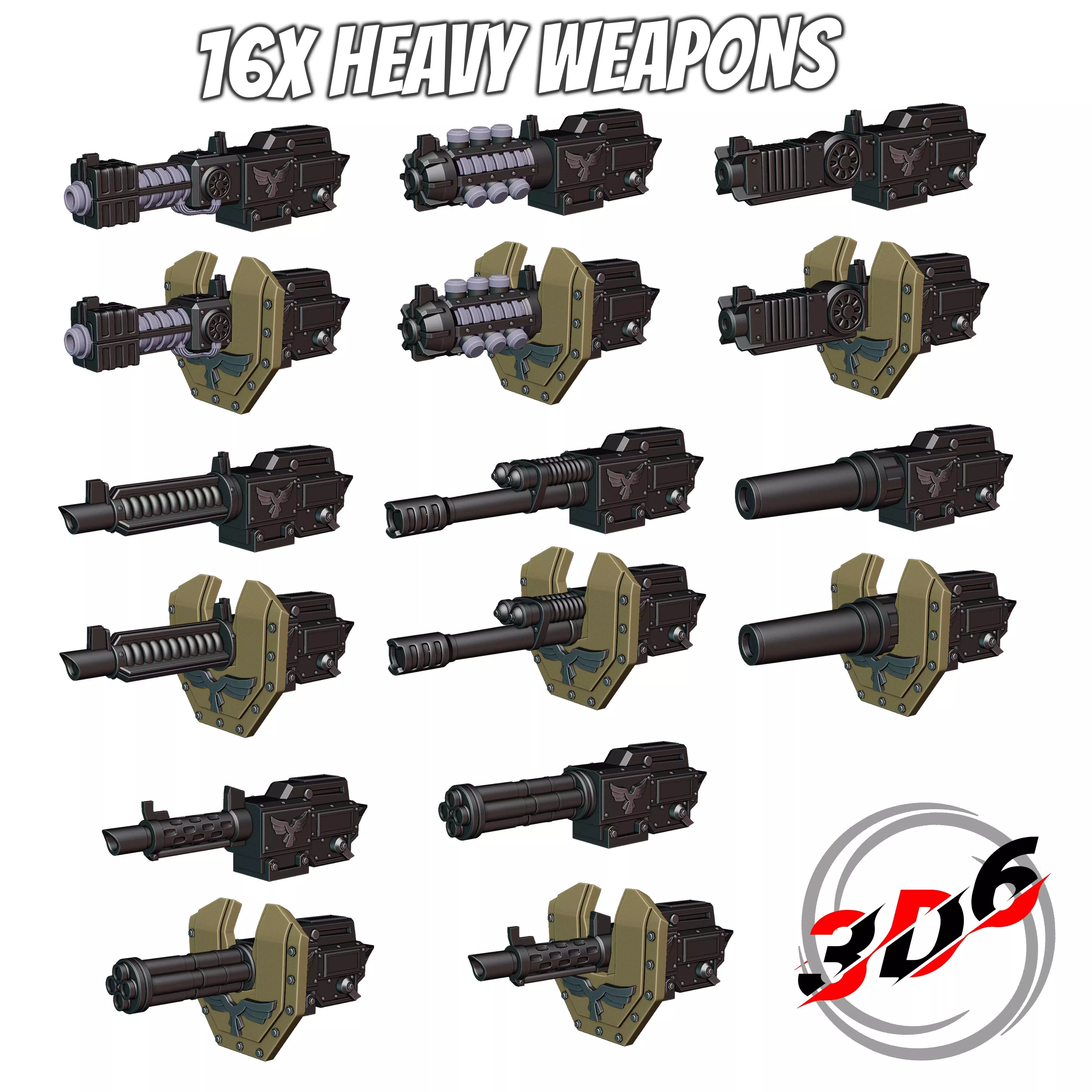 DNA Brothers Platoon DNA Stealers Proxy Genestealers Warhammer 3D print model_9