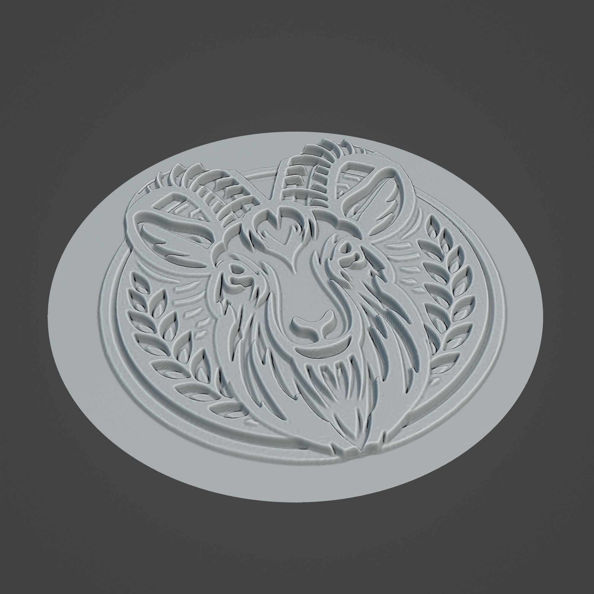 Goat Animal 3D print model_2