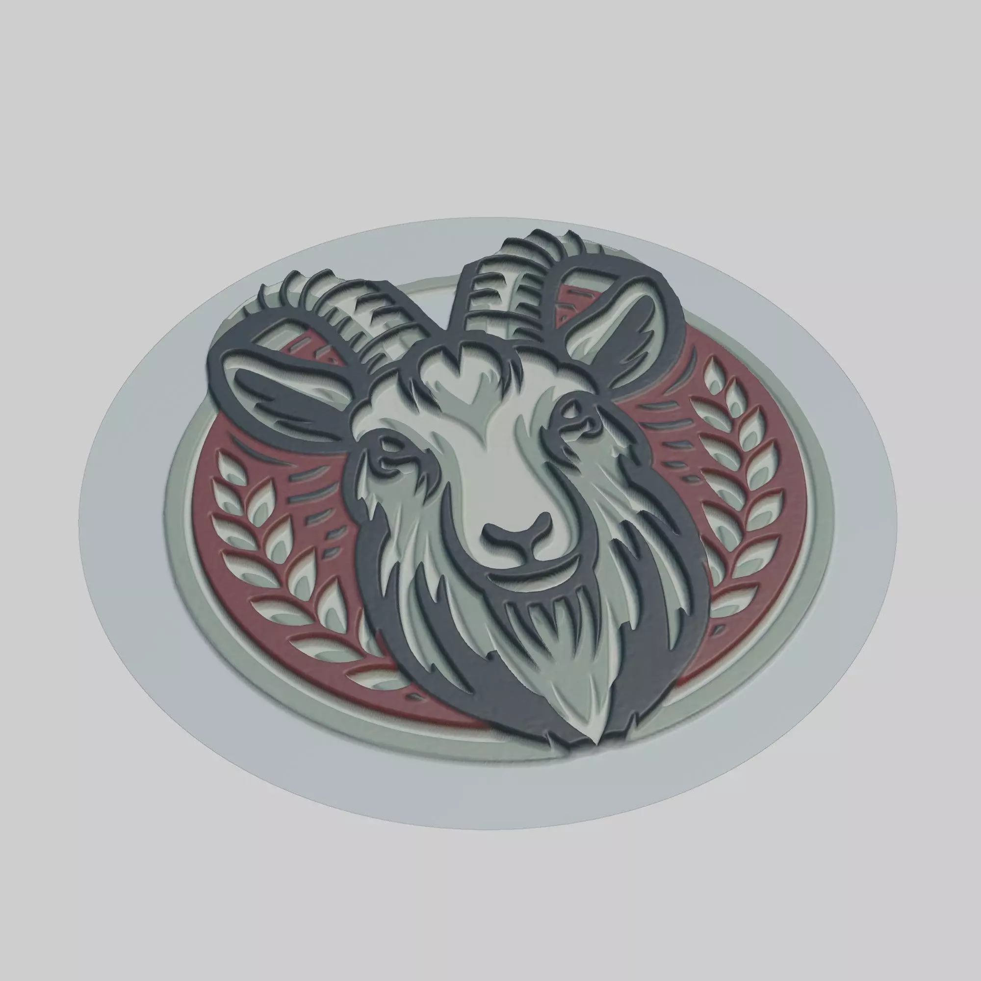 Goat Animal 3D print model_0