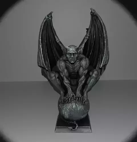 Devil Gargoyle 3D print model