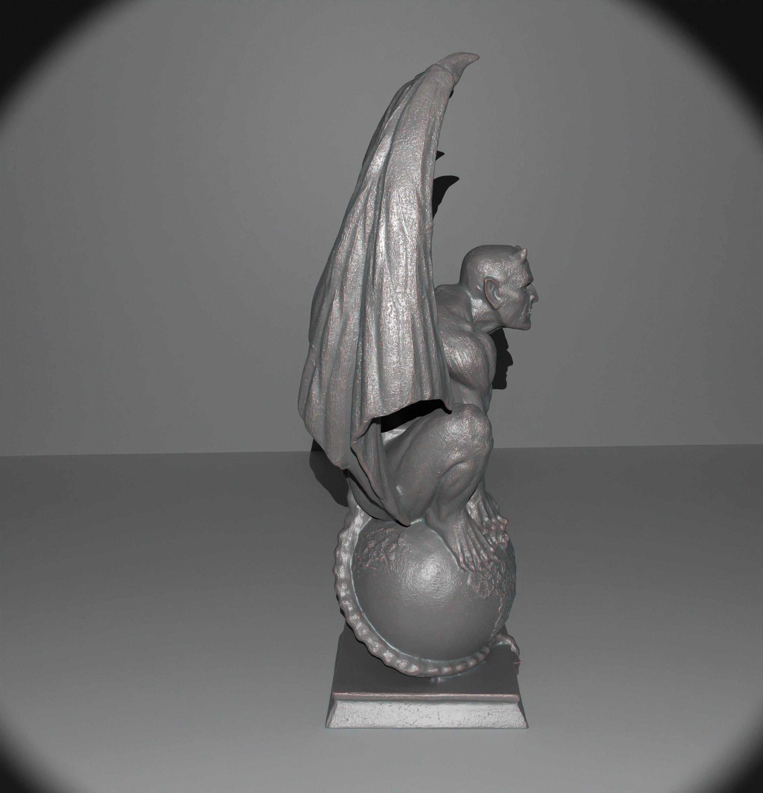 Devil Gargoyle 3D print model_7