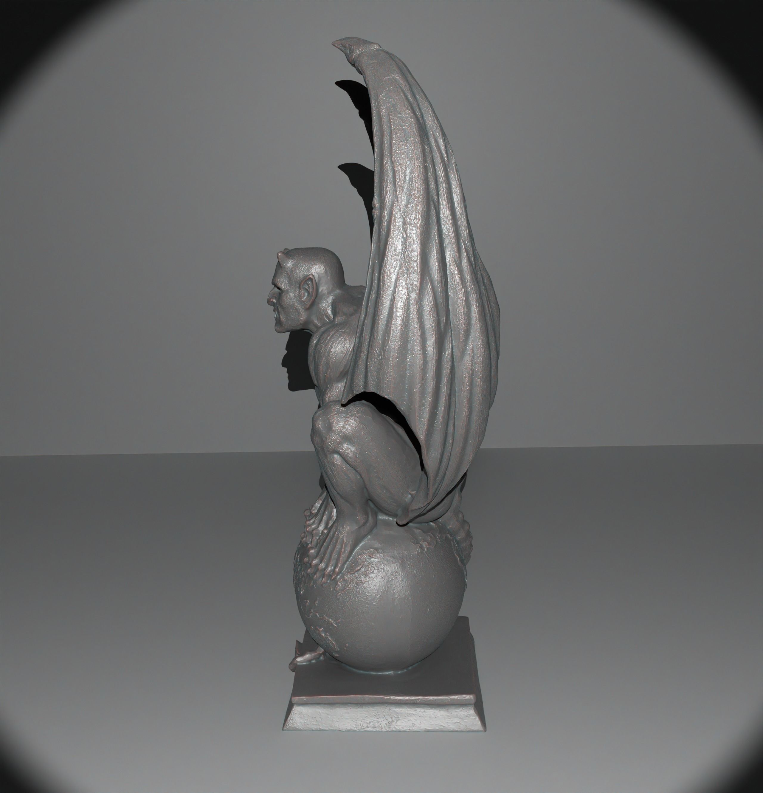 Devil Gargoyle 3D print model_3