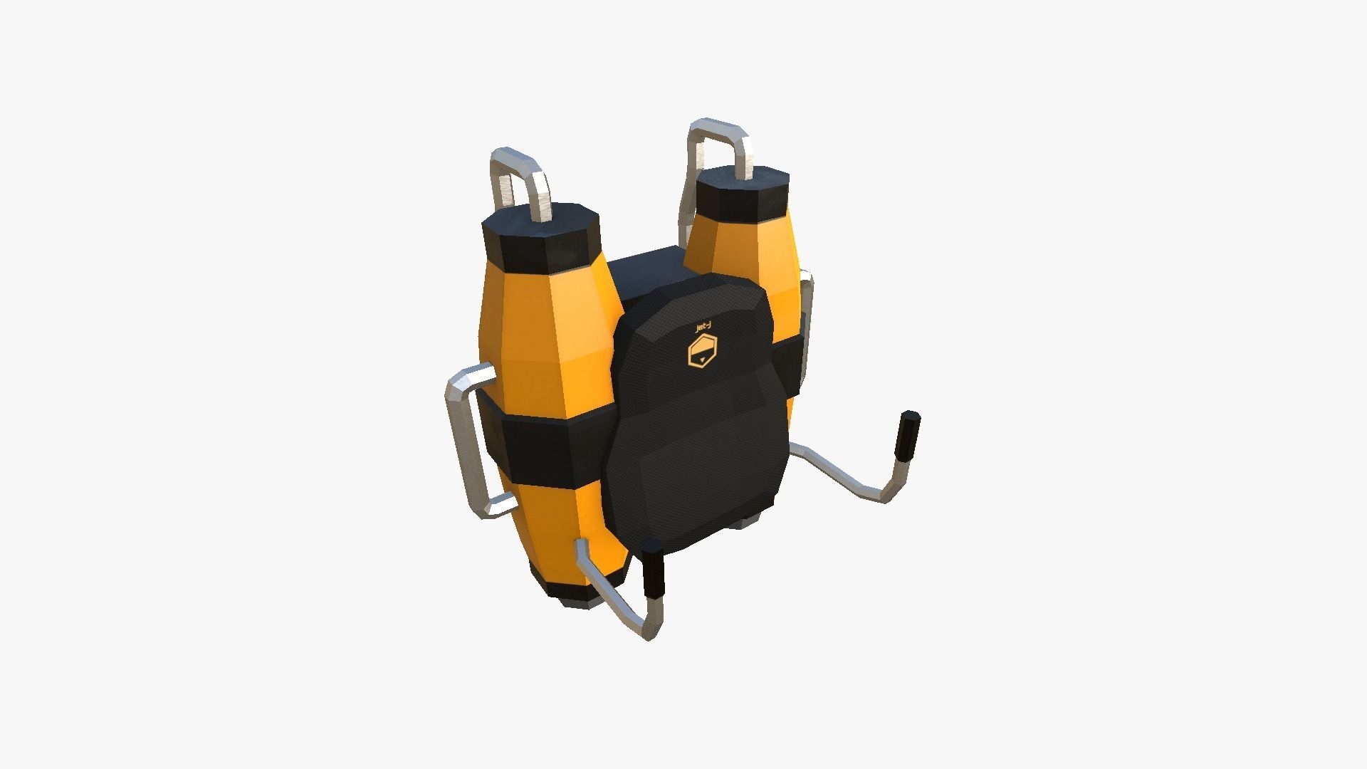 05 Jetpack Low Poly J Collection - SciFi Character Design _17