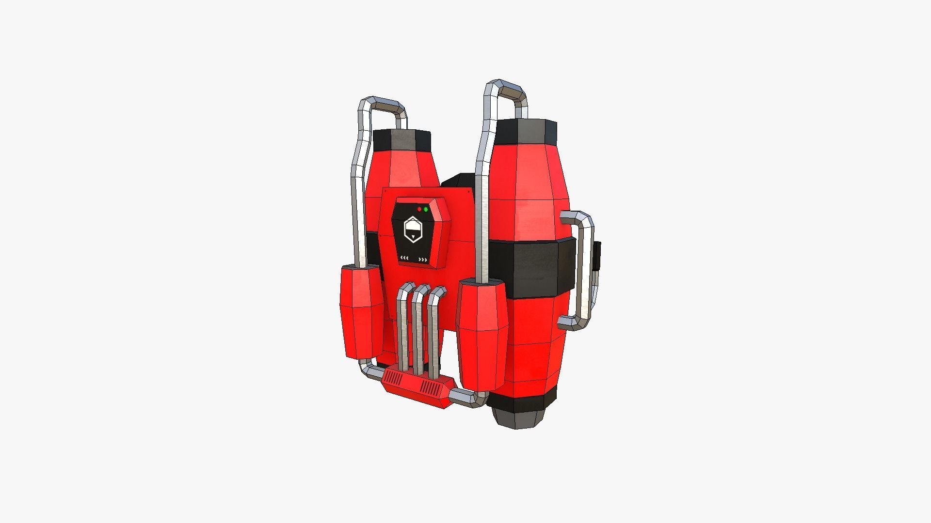 05 Jetpack Low Poly J Collection - SciFi Character Design _31