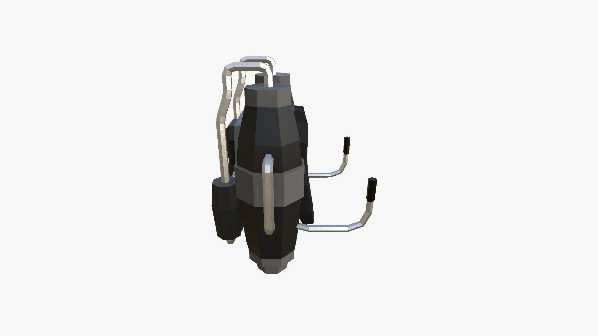 05 Jetpack Low Poly J Collection - SciFi Character Design _14