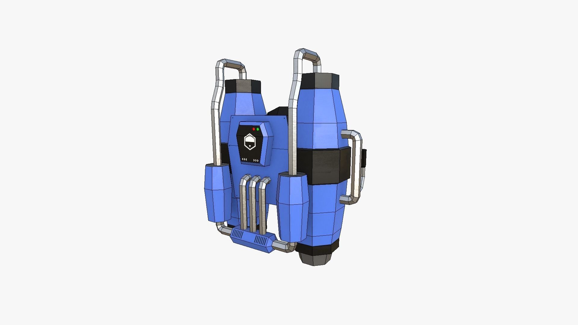 05 Jetpack Low Poly J Collection - SciFi Character Design _33