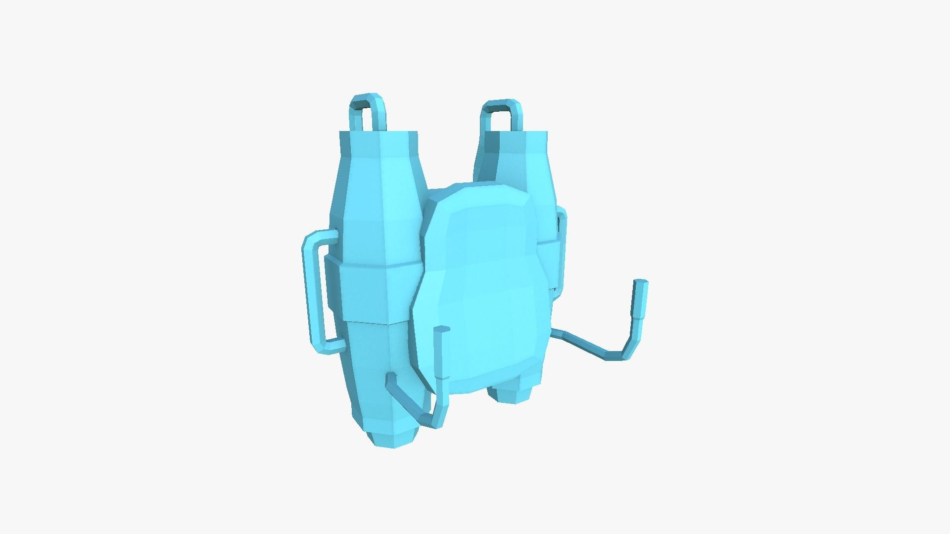 05 Jetpack Low Poly J Collection - SciFi Character Design _12