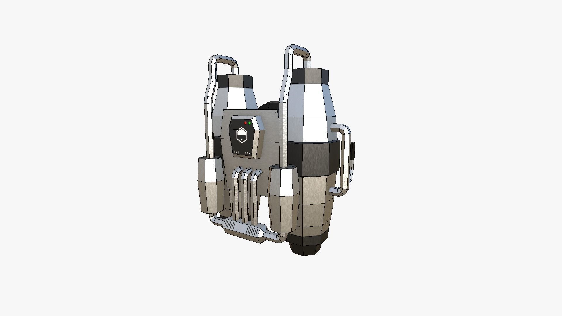 05 Jetpack Low Poly J Collection - SciFi Character Design _43