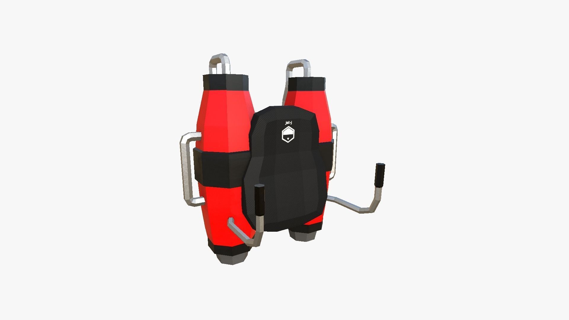 05 Jetpack Low Poly J Collection - SciFi Character Design _21