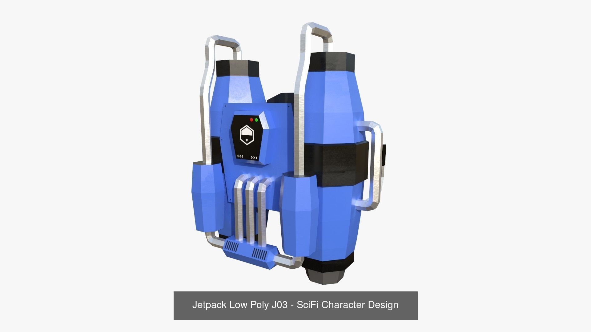 05 Jetpack Low Poly J Collection - SciFi Character Design _4