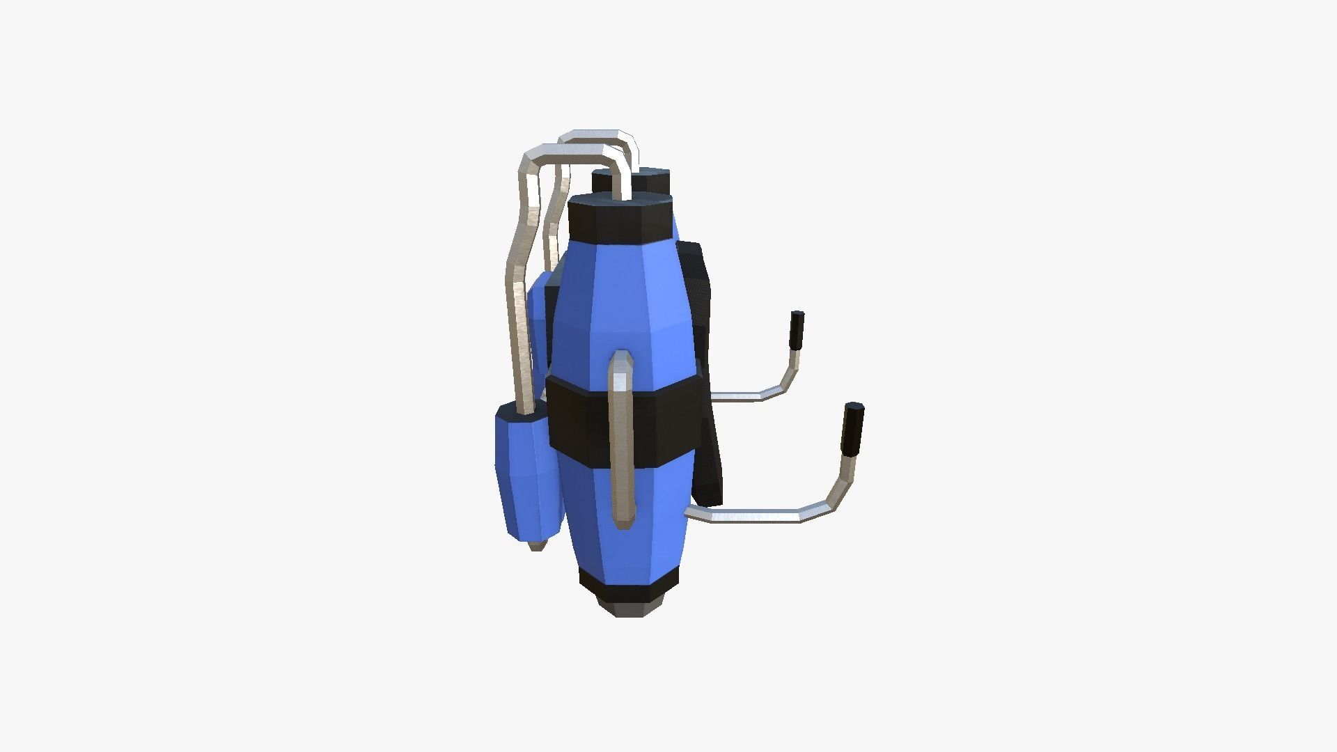 05 Jetpack Low Poly J Collection - SciFi Character Design _29