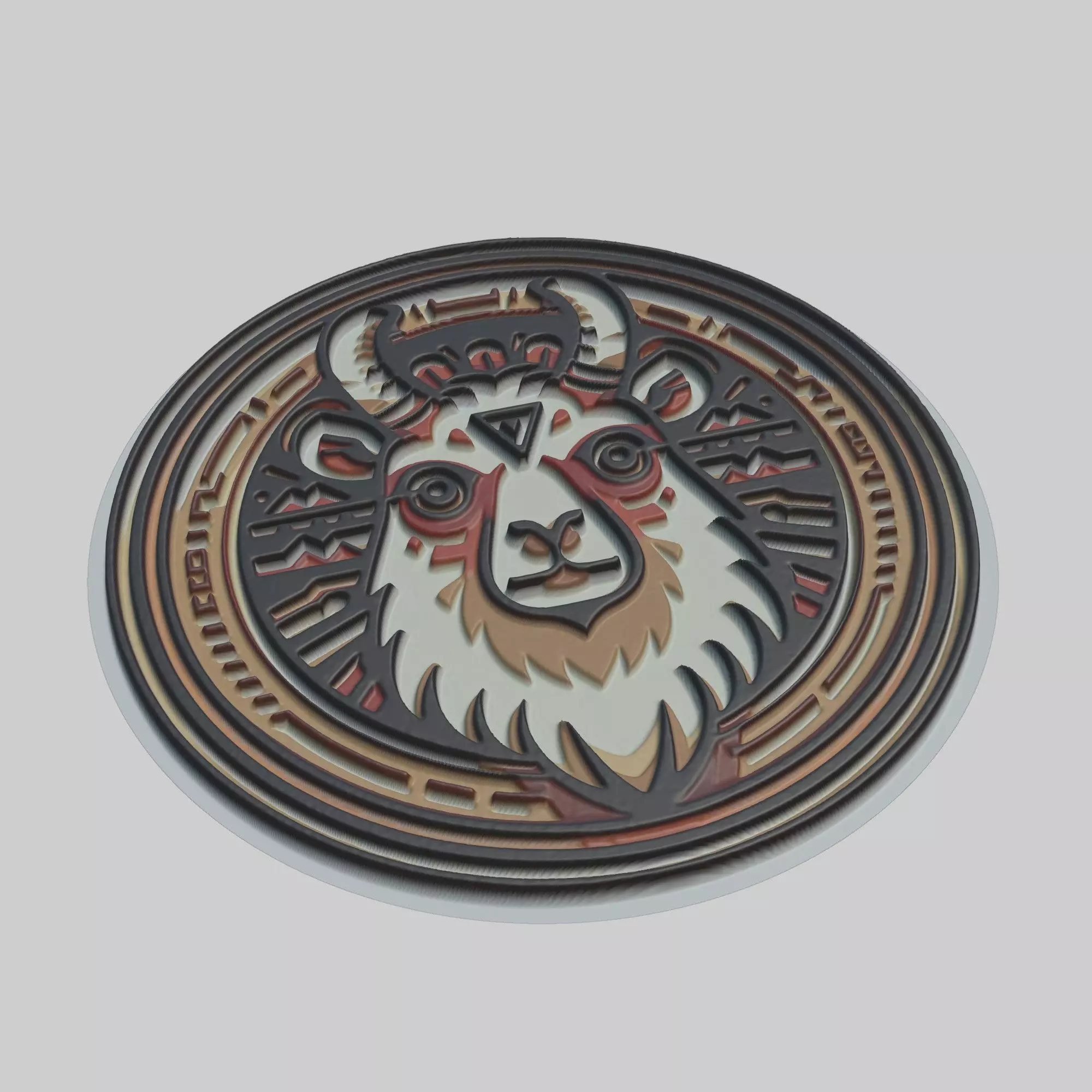 Llama Animal 3D print model_0