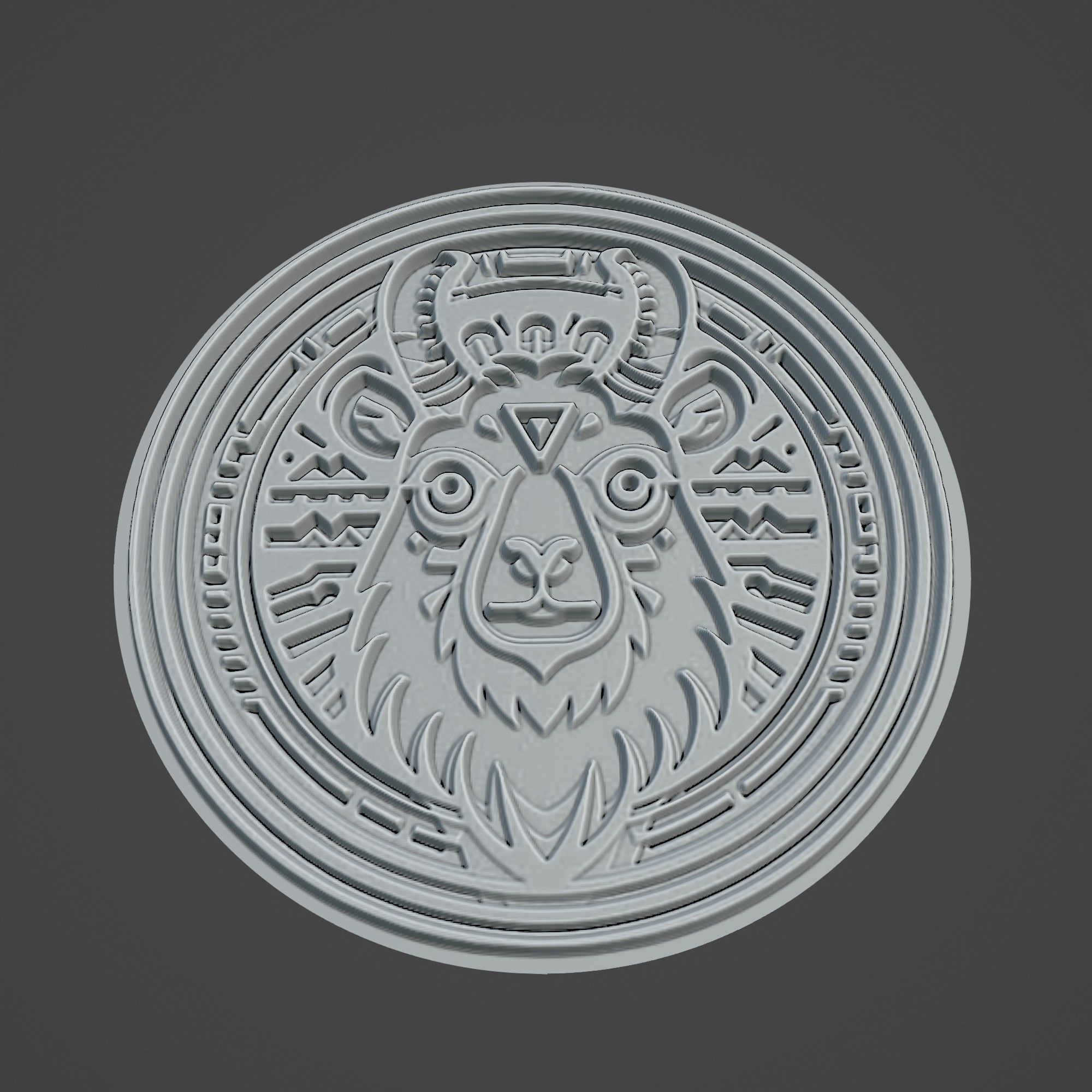 Llama Animal 3D print model_3