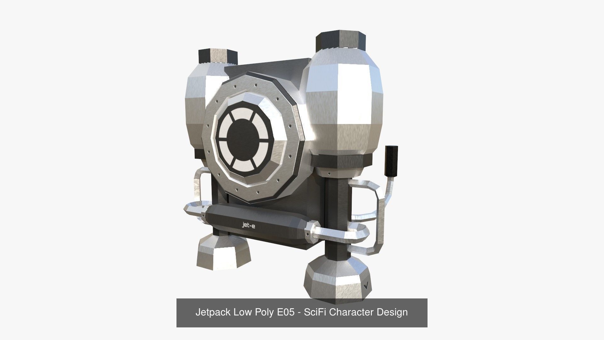 50 Jetpack Low Poly Collection - SciFi Character Design _15