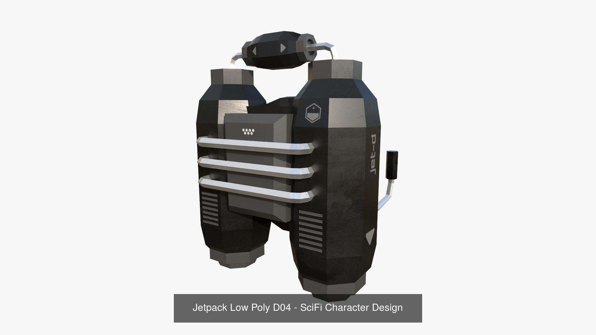 50 Jetpack Low Poly Collection - SciFi Character Design _27