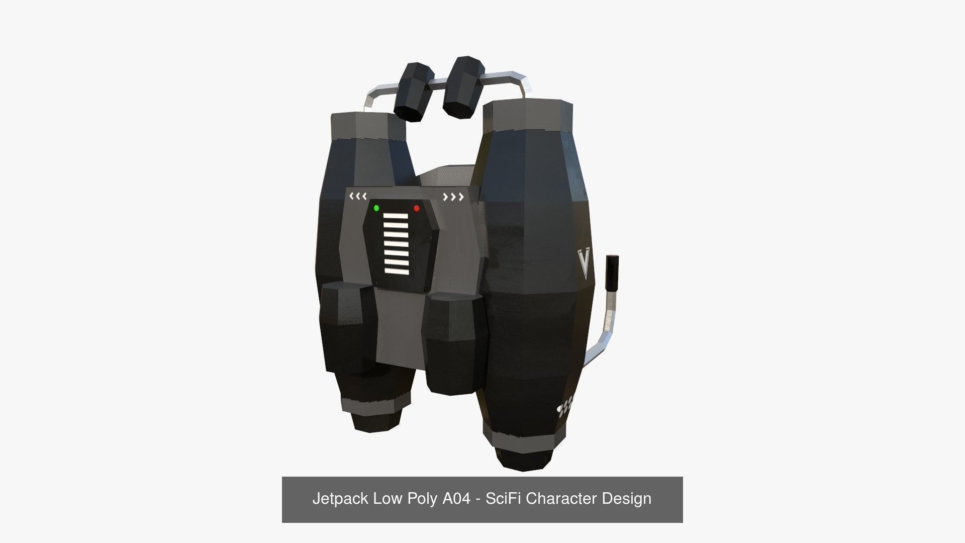 50 Jetpack Low Poly Collection - SciFi Character Design _7