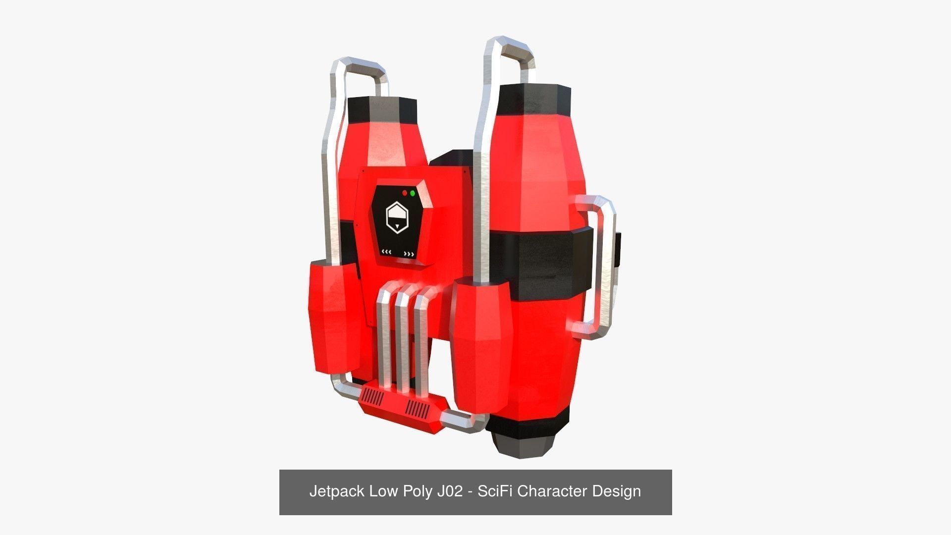 50 Jetpack Low Poly Collection - SciFi Character Design _79