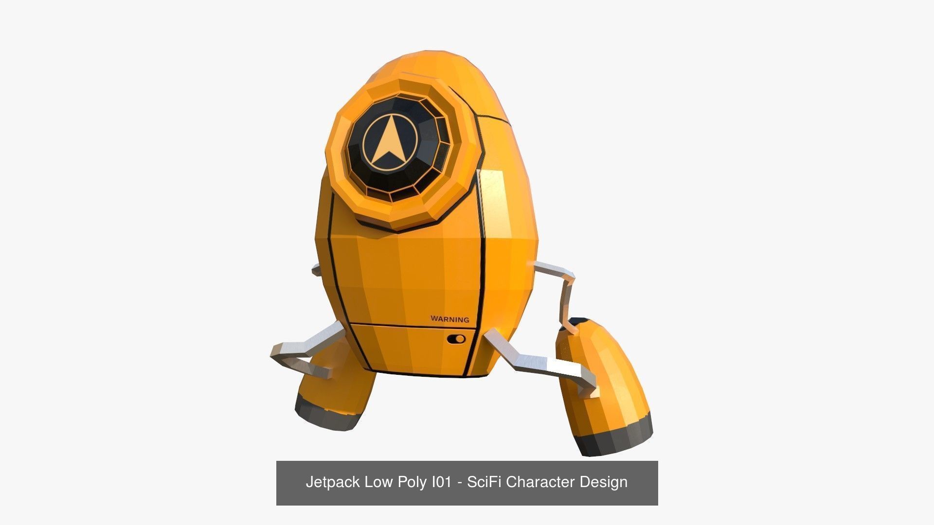 50 Jetpack Low Poly Collection - SciFi Character Design _85