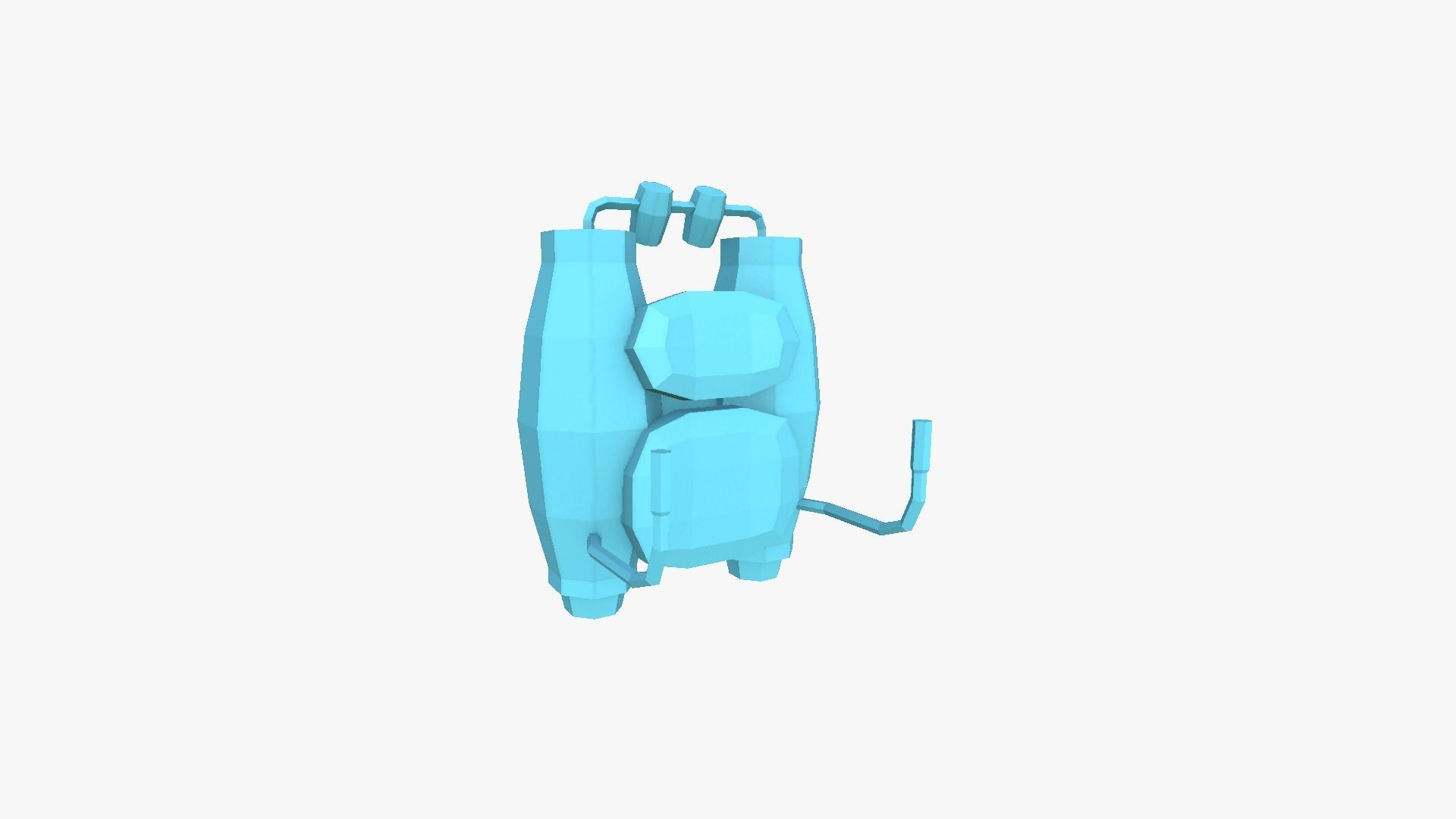 50 Jetpack Low Poly Collection - SciFi Character Design _20