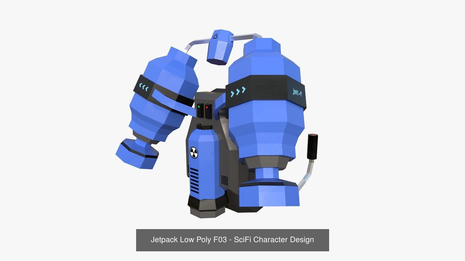 50 Jetpack Low Poly Collection - SciFi Character Design _69